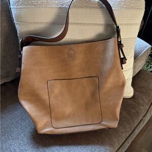 Joy Susan Leather Shoulder Bag